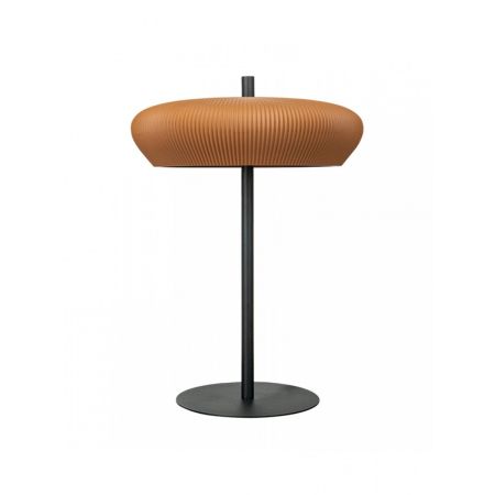 Candeeiro de mesa METAL PRETO AREIA - ARGILA TERRACOTA 2*G9 MÁX 9W