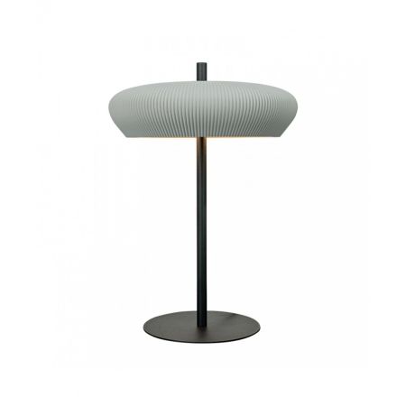 LUMINÁRIA DE MESA 2*G9 MAX 9W METAL PRETO AREIA - ARGILA CINZA