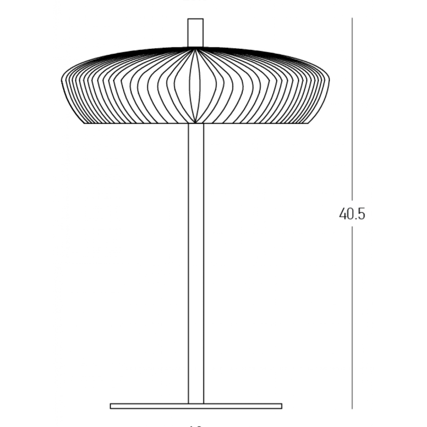 Candeeiro de mesa METAL PRETO AREIA - ARGILA TERRACOTA 2*G9 MÁX 9W