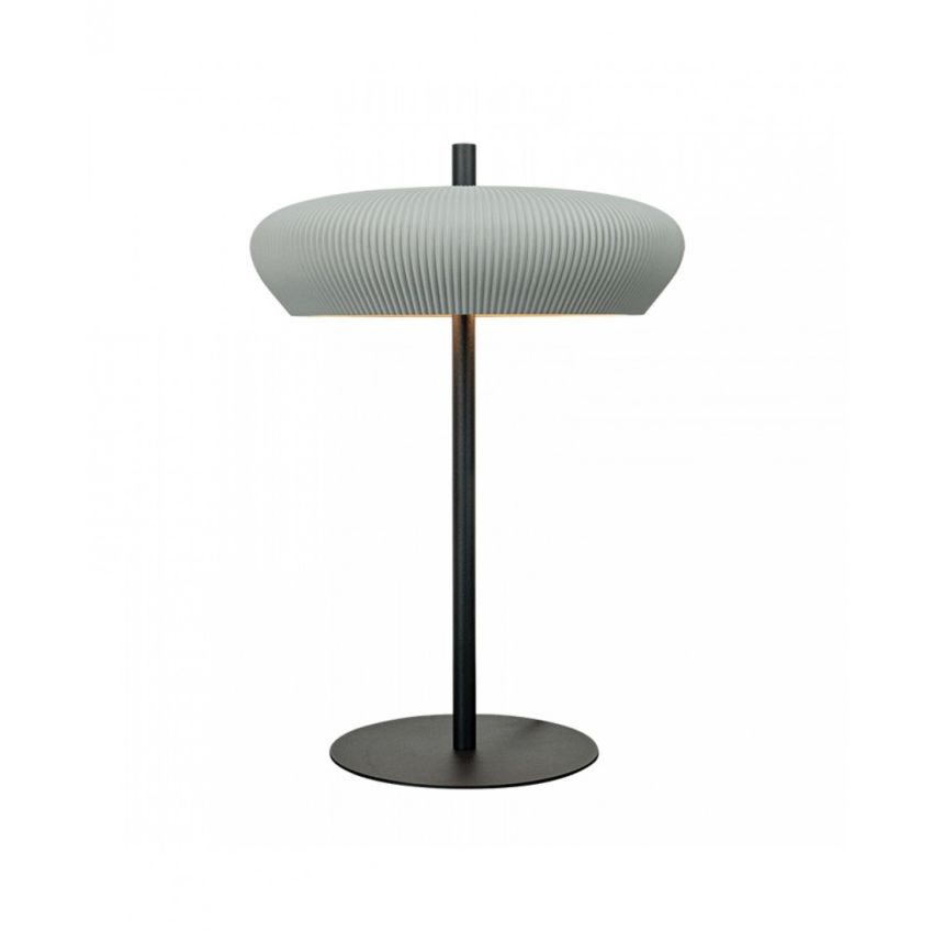 LUMINÁRIA DE MESA 2*G9 MAX 9W METAL PRETO AREIA - ARGILA CINZA
